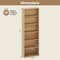 Natural Tier Bookcase with Open Shelves & Anti-Toppling Kits 6